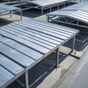 Навесы для парковки из металлопроката